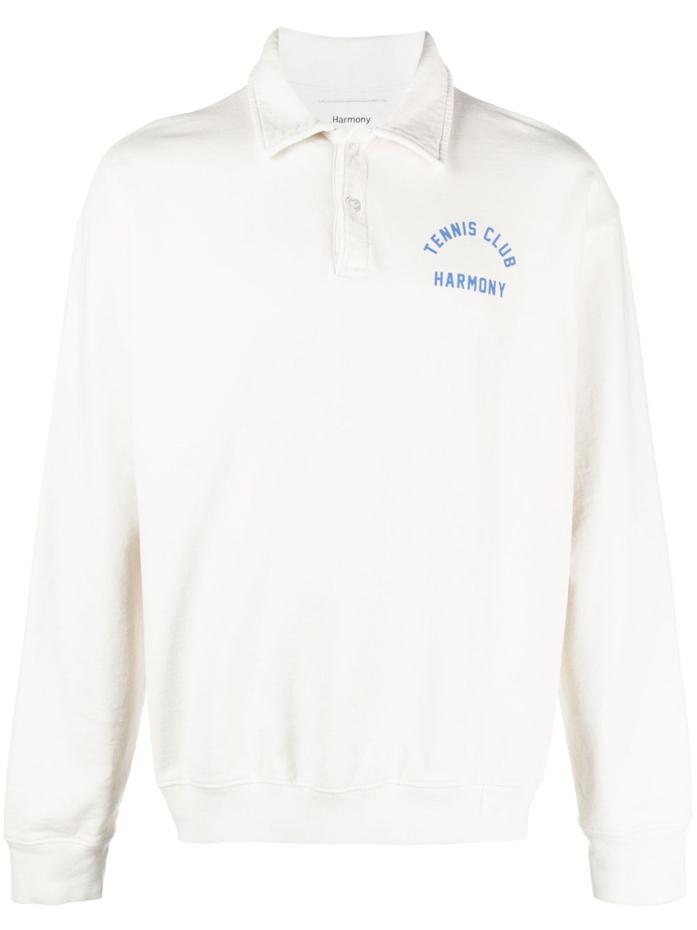 Harmony Paris logo印花棉polo衫 - 中性色