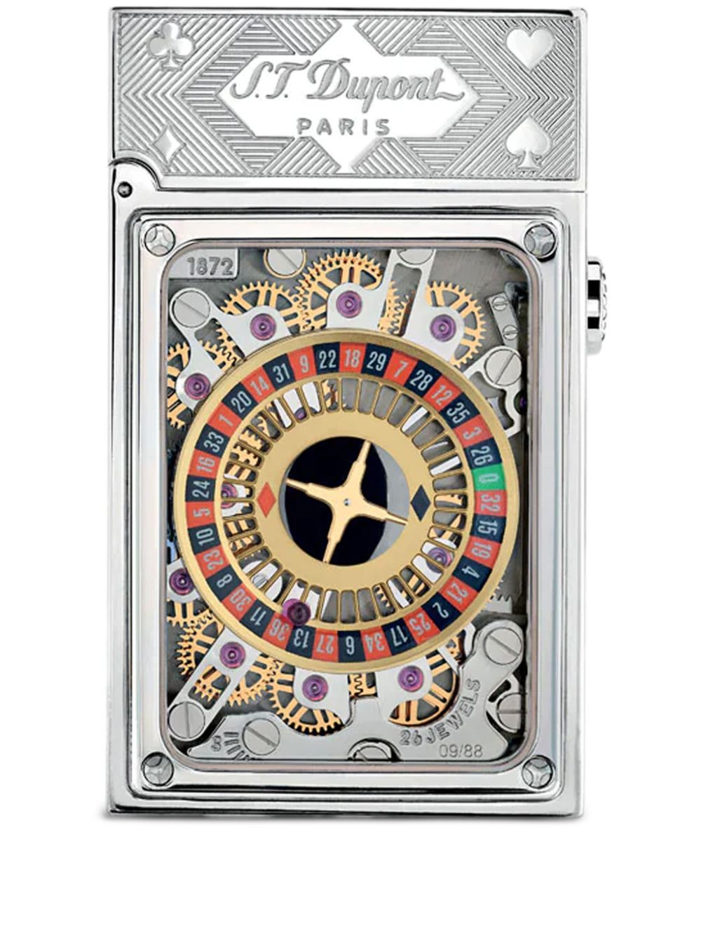 S.T. Dupont Casino 打火机（40.9厘米 x 18厘米） - 银色