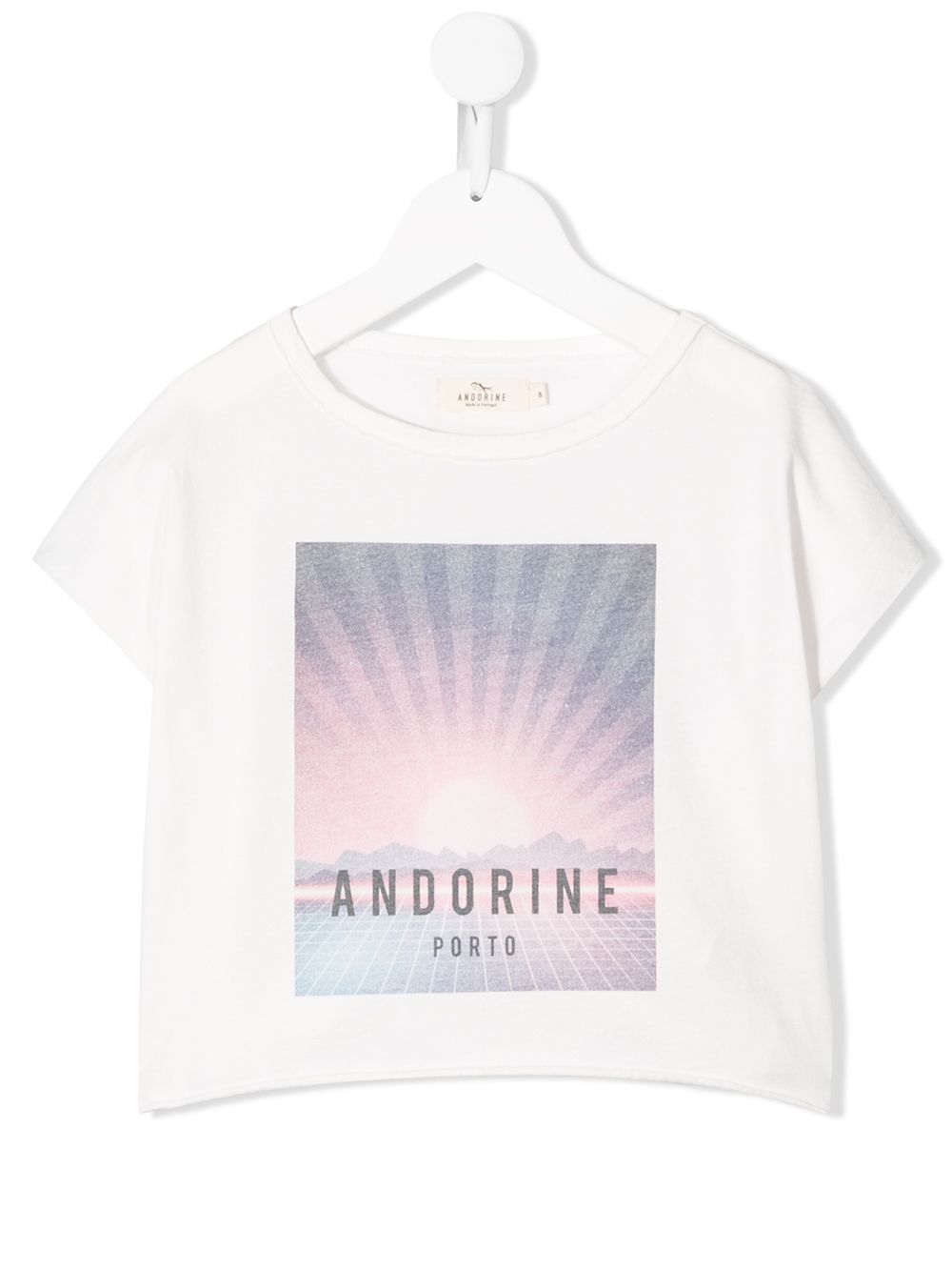 Andorine 图案印花T恤 - 白色