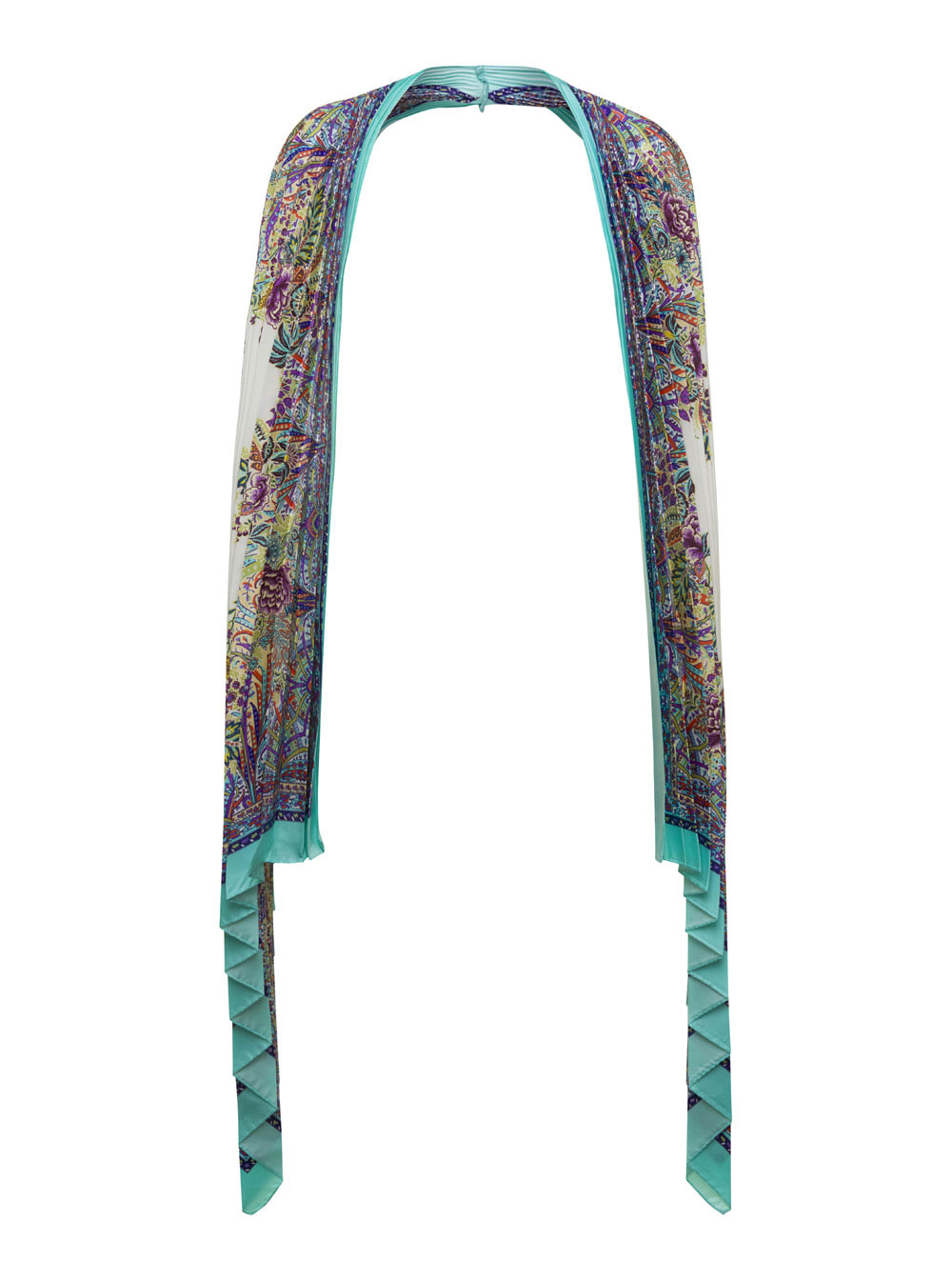 Etro Pleated Shawls In Silk