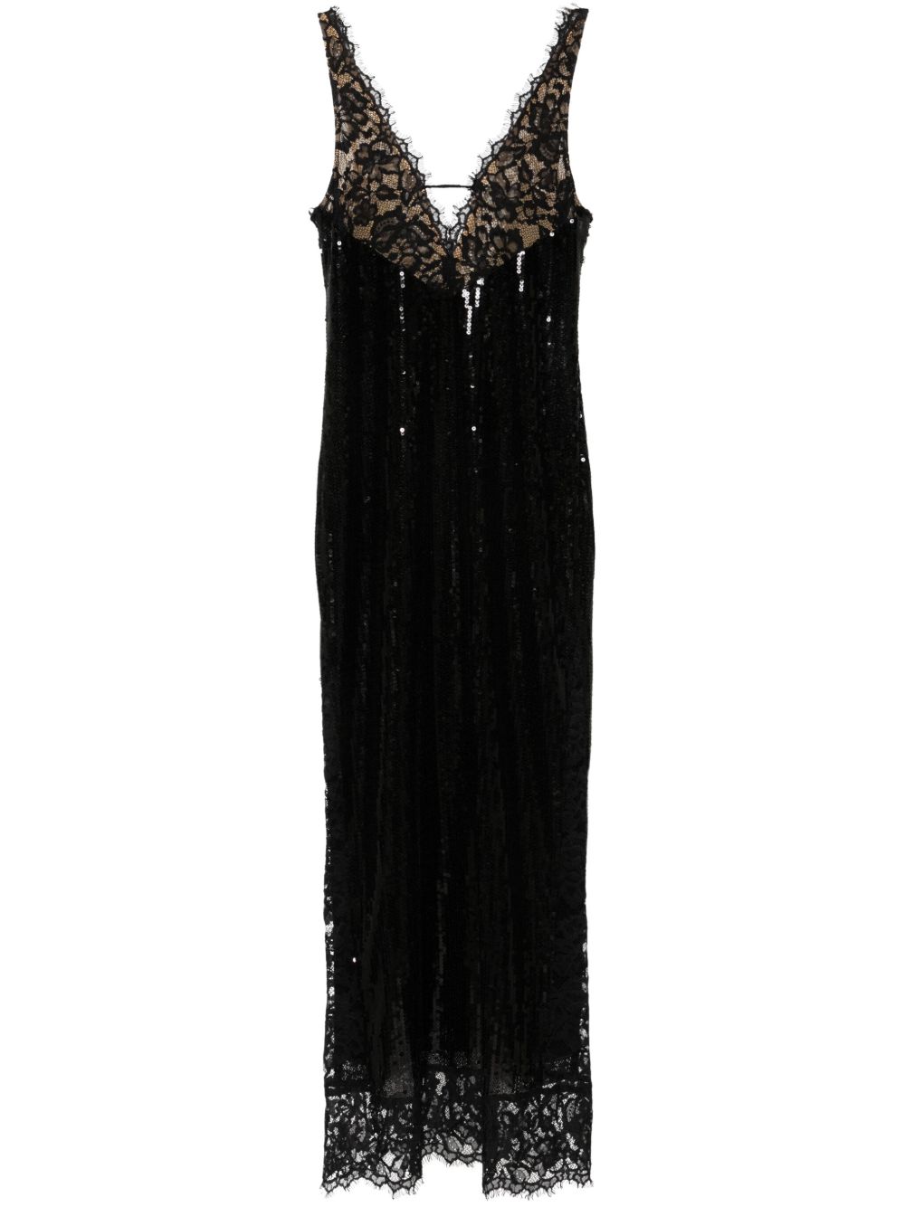 The New Arrivals Ilkyaz Ozel Raine in Rue Cambon 中长连衣裙 - 黑色