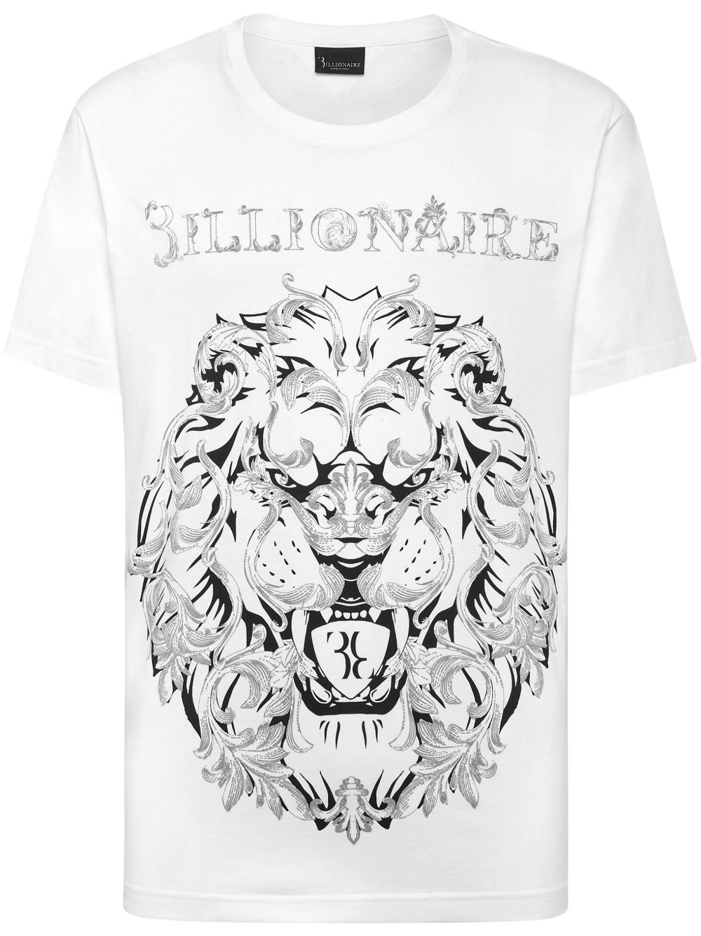 Billionaire logo印花T恤 - 白色