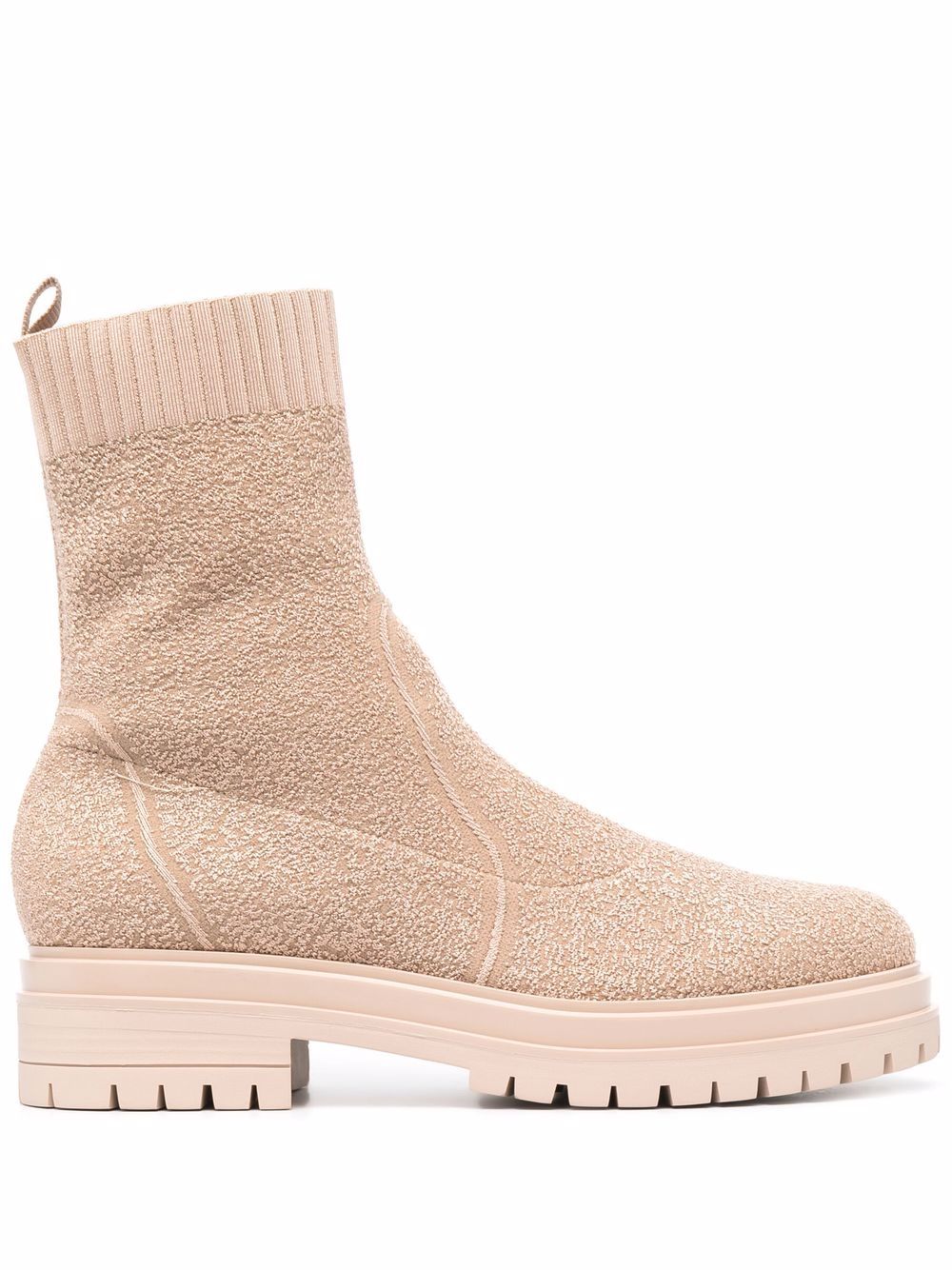 Gianvito Rossi Torrance 及踝靴 - 中性色