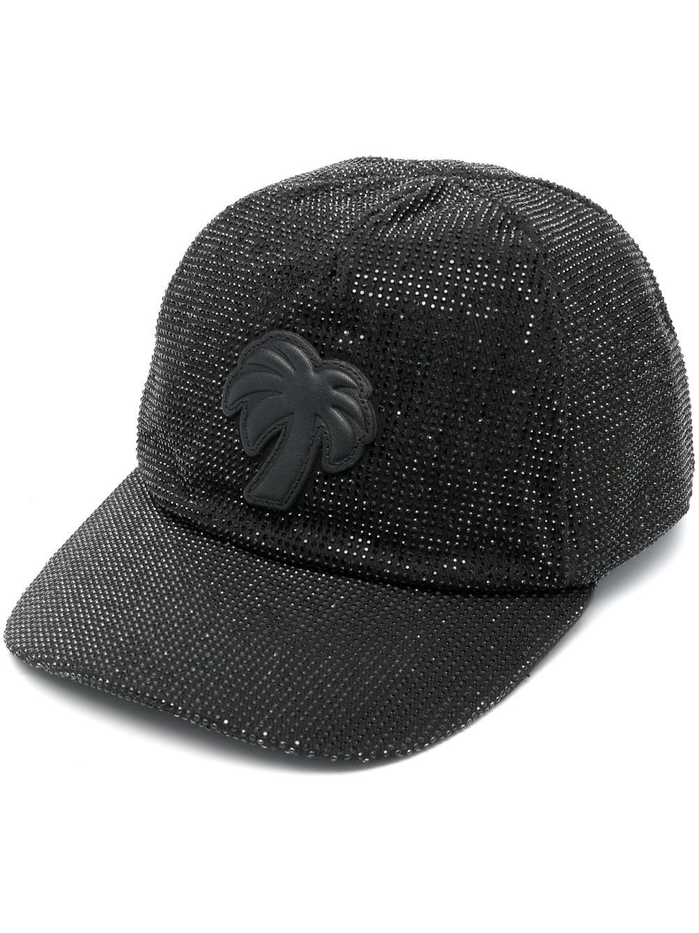 Palm Angels Big Palm 刺绣棒球帽 - 黑色