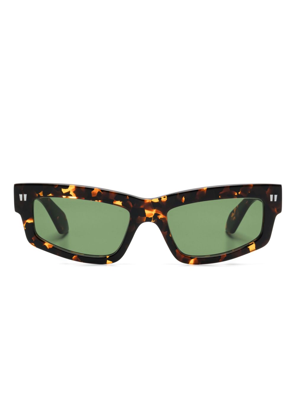 Off-White Miramar 太阳眼镜 - 褐色