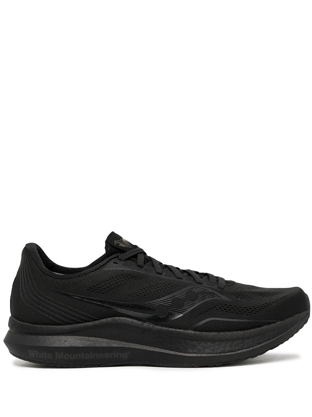 Saucony 网布低帮运动鞋 - 黑色