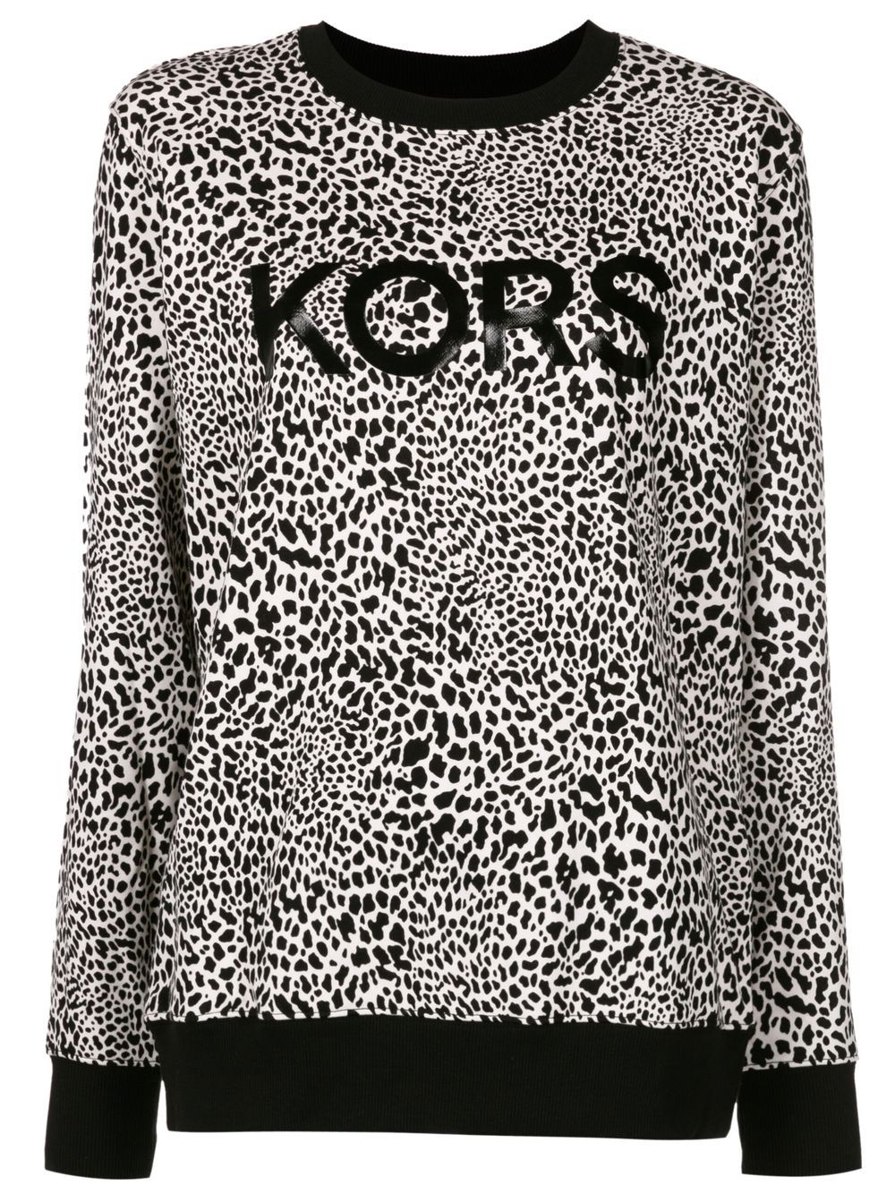 Michael Michael Kors logo印花细节卫衣 - 黑色