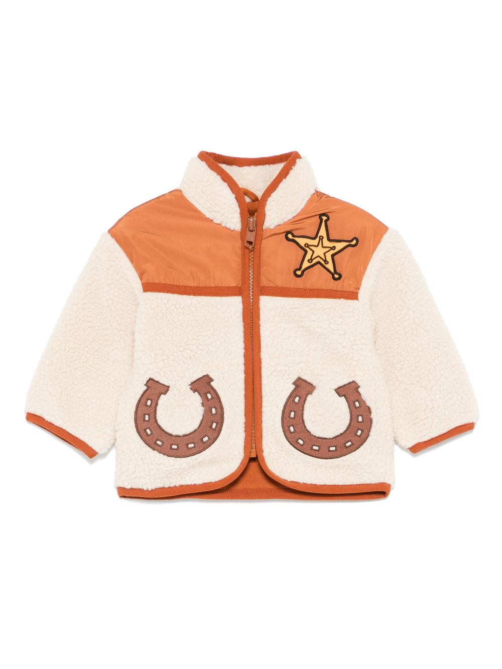 Stella McCartney Kids 骏马贴花夹克 - 中性色