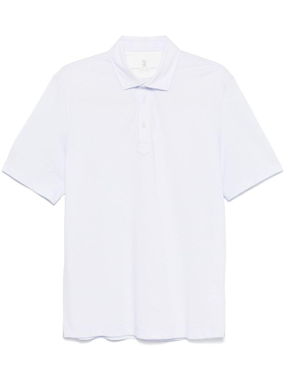 Brunello Cucinelli 棉polo衫 - 蓝色