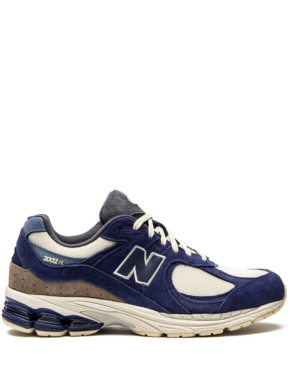 New Balance 标贴绒面皮运动鞋 - 蓝色