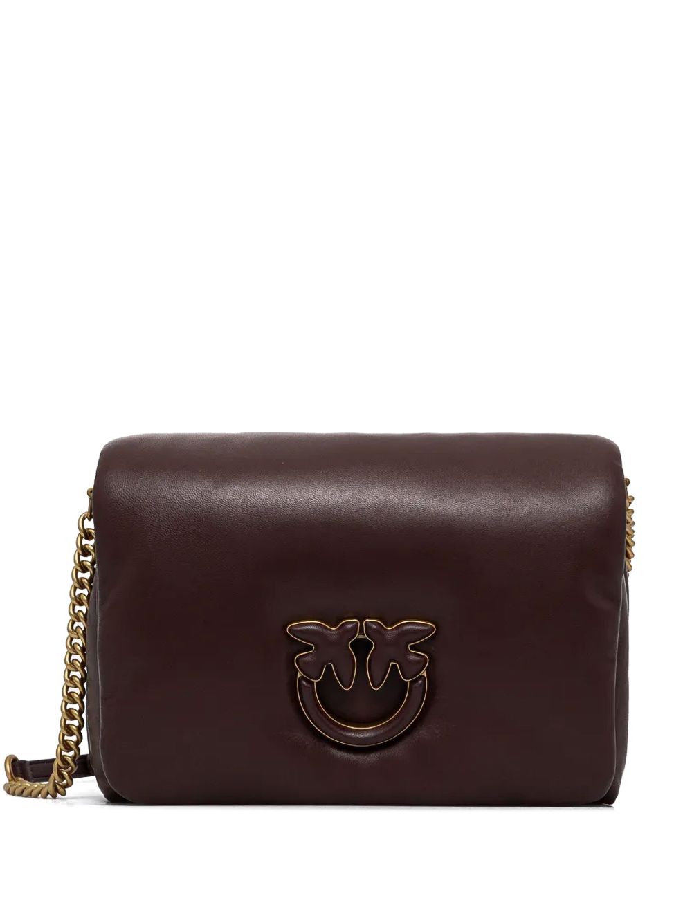 PINKO Classic Love Click Puff 斜挎包 - 红色