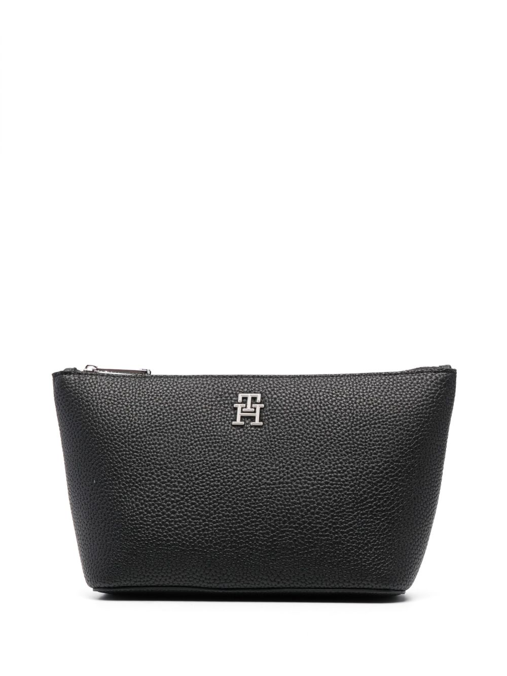 Tommy Hilfiger 经典logo标牌化妆包 - 黑色