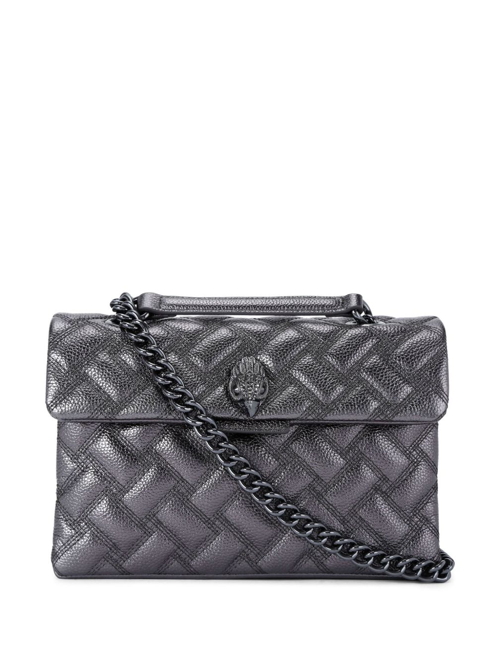 Kurt Geiger London Kensington Drench 单肩包 - 银色