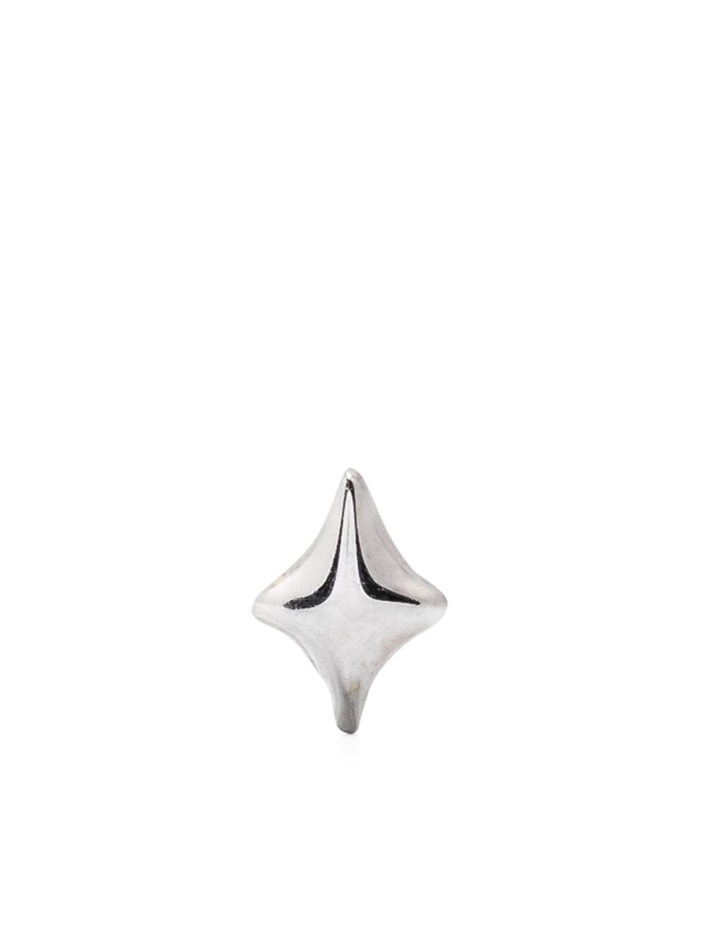 Maria Black 14kt White Gold Misty Glanze 4 piercing stud - 银色