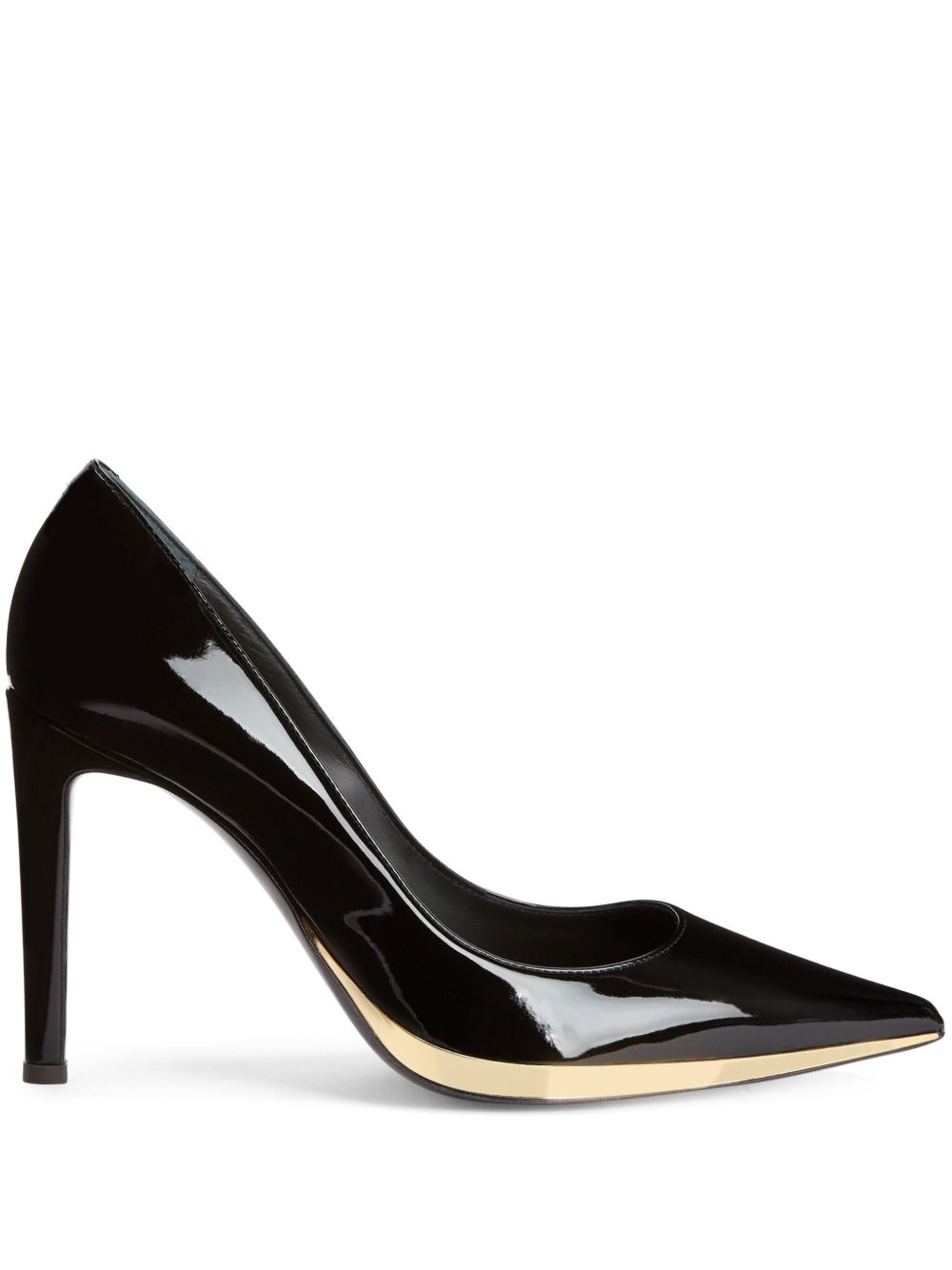 Giuseppe Zanotti Virgyn 漆皮高跟鞋 - 黑色