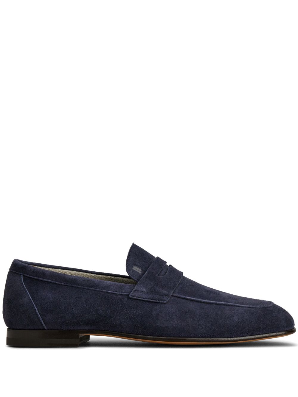 Tod's 绒面皮橡胶平底乐福鞋 - 蓝色