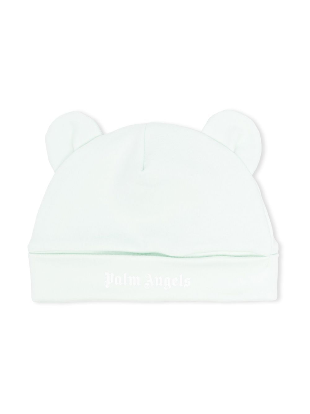 Palm Angels Kids 泰迪熊耳朵造型套头帽 - 蓝色