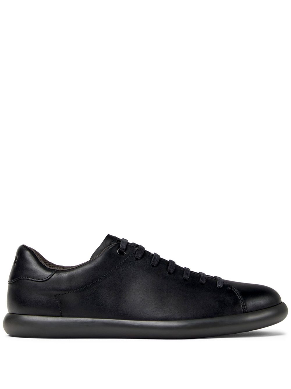 Camper Pelotas Soller 圆头皮质运动鞋 - 黑色