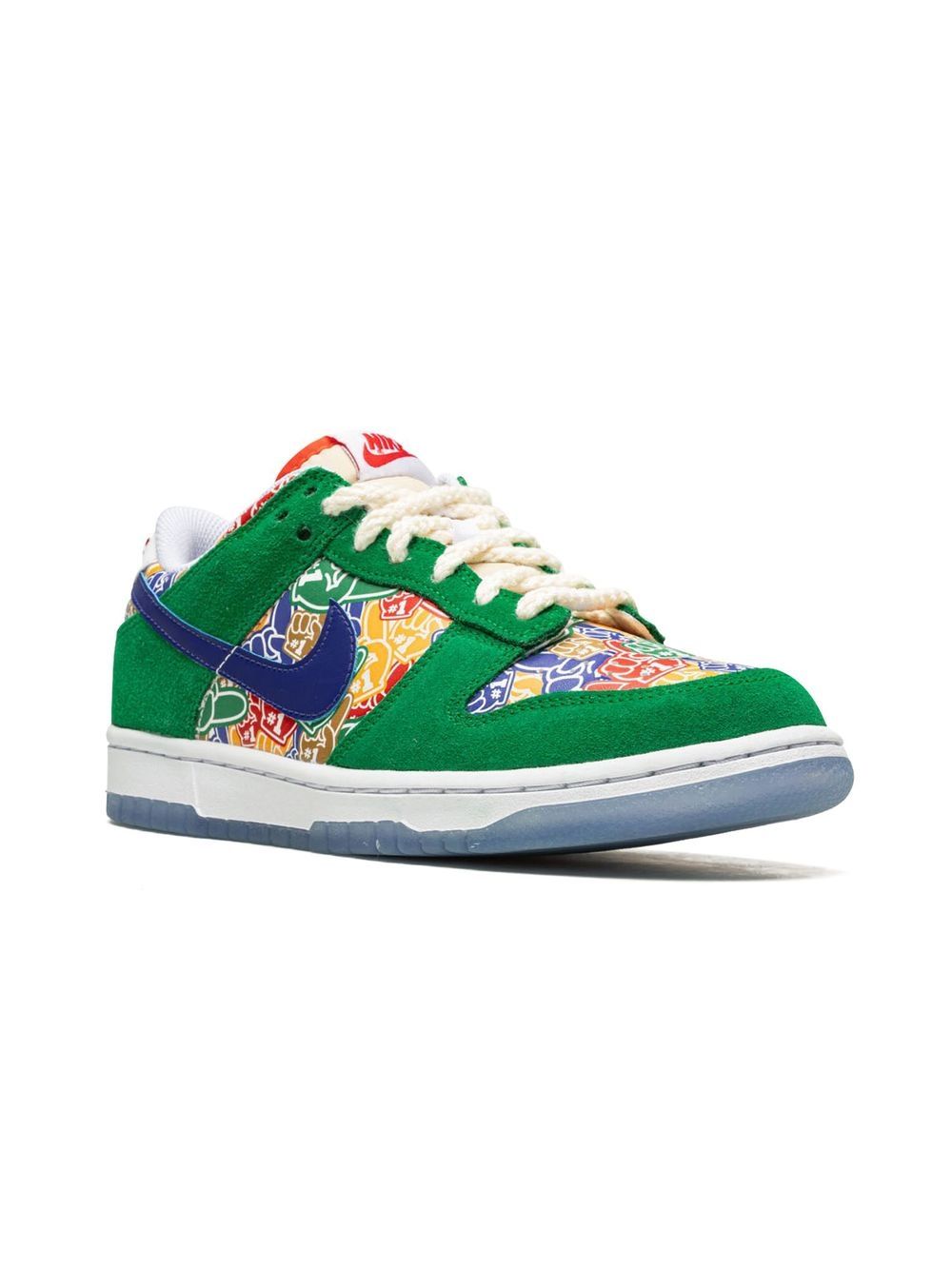 Nike Kids Dunk Low Foam Finger 运动鞋 - 绿色