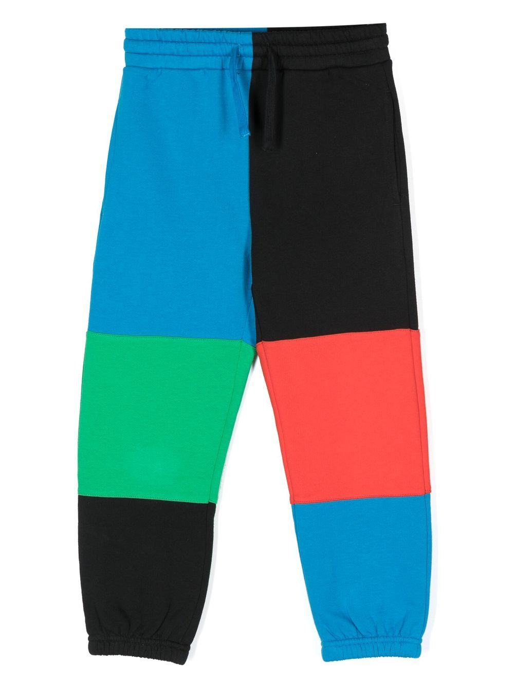 Stella McCartney Kids 斯特拉·麦卡特尼 拼色运动裤 - 黑色