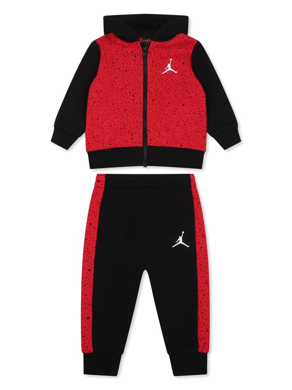 Jordan Kids Air Speckle tracksuit set - 红色