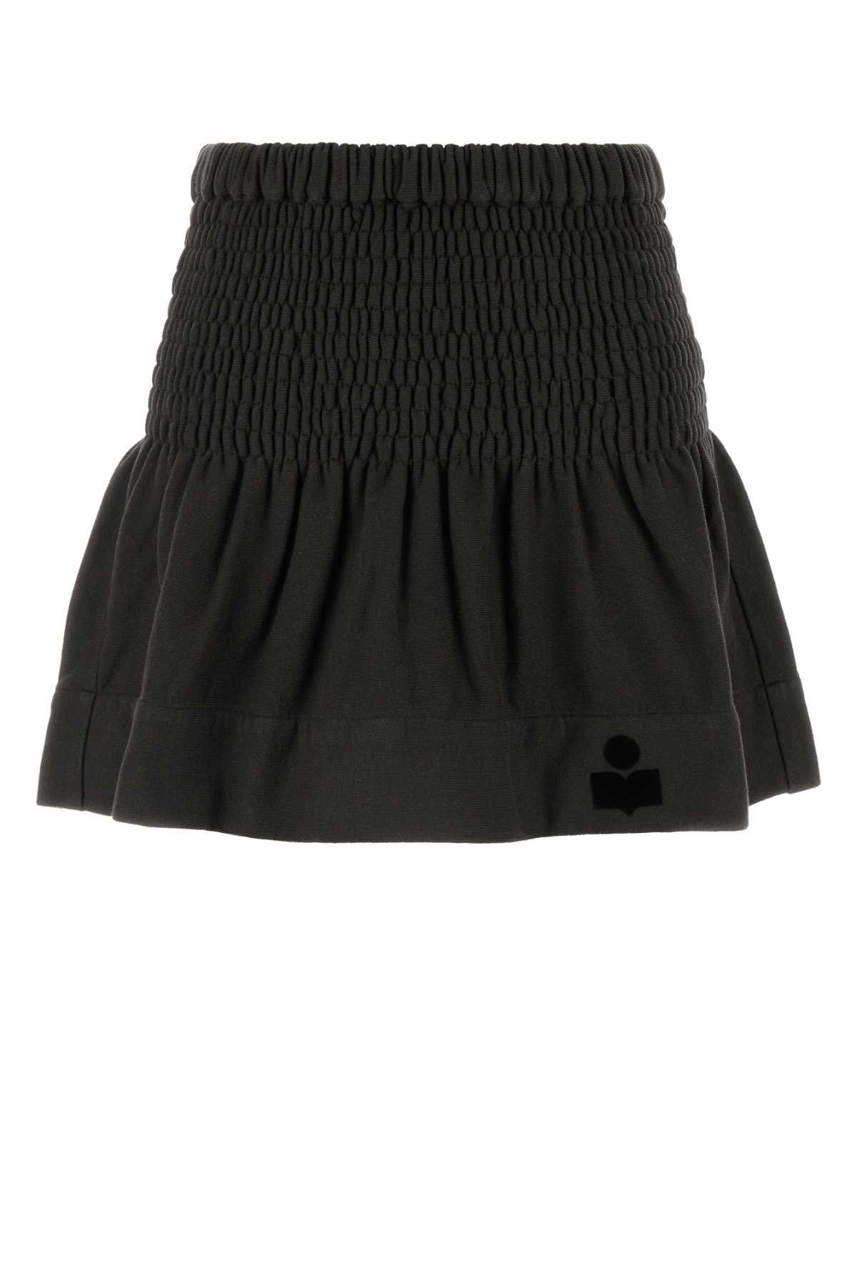 Marant Étoile Charcoal Cotton Pacifica Mini Skirt