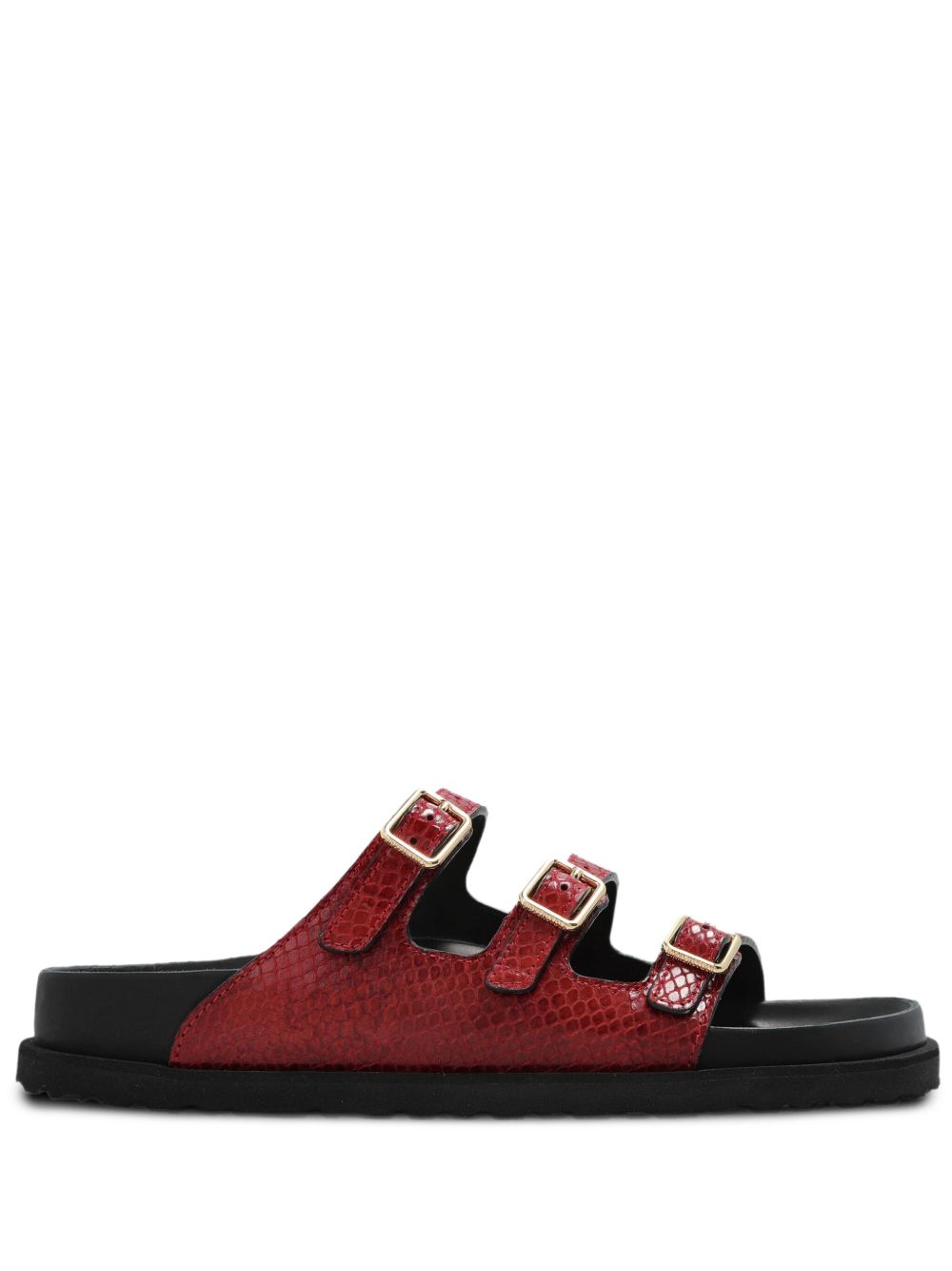 Birkenstock Florida slides - 红色