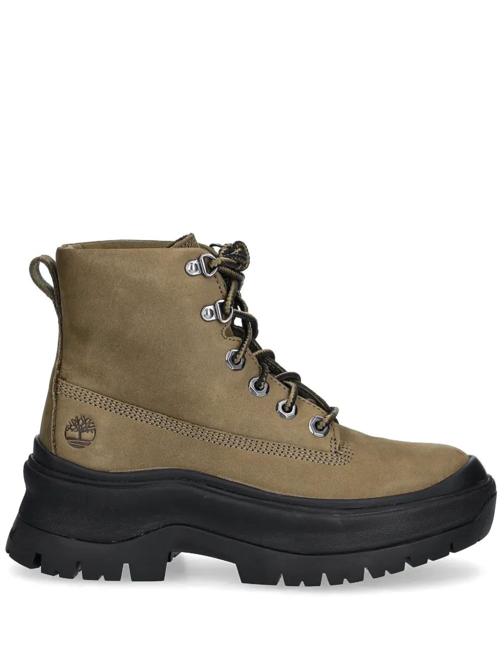 Timberland 及踝皮靴 - 绿色