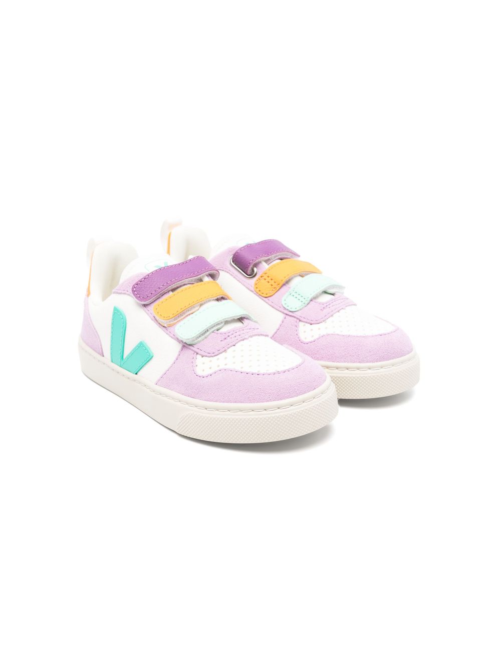 VEJA Kids V-10 低帮运动鞋 - 白色