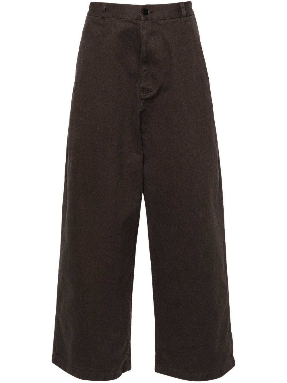 Acne Studios 宽松斜纹布长裤 - 灰色