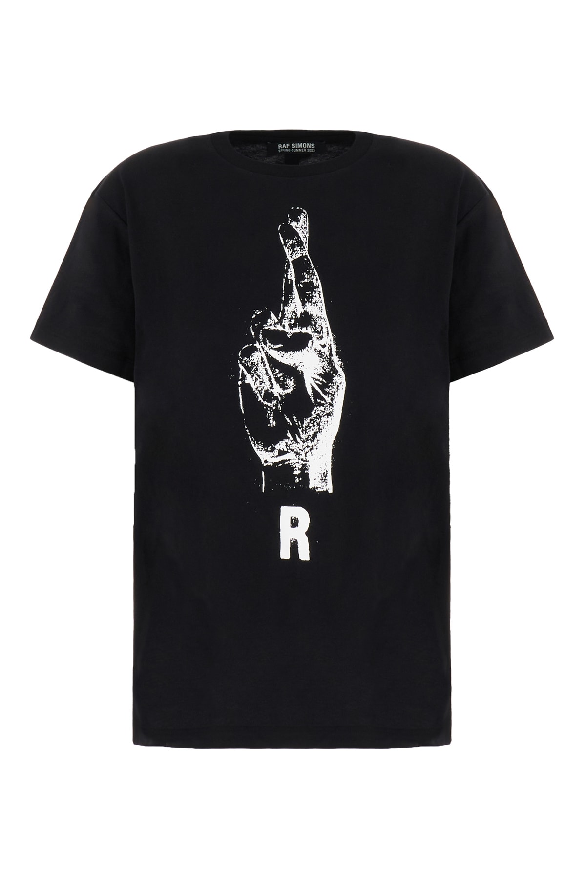 Raf Simons 黑色棉质T恤