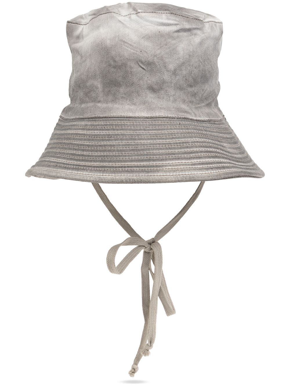 Rick Owens DRKSHDW 系带渔夫帽 - 灰色