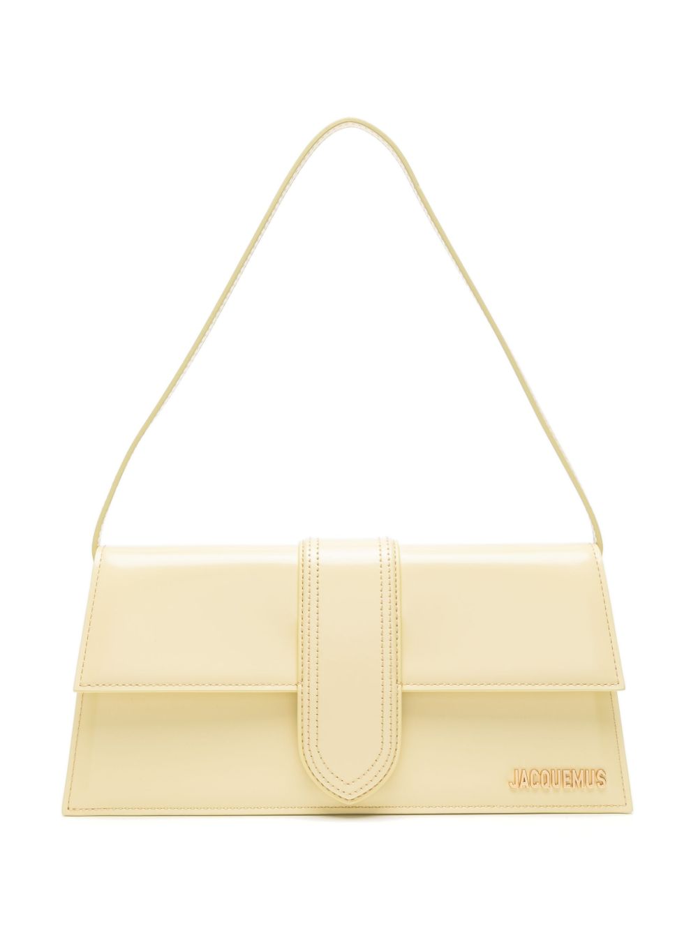 Jacquemus Le Bambino Long 皮质单肩包 - 黄色