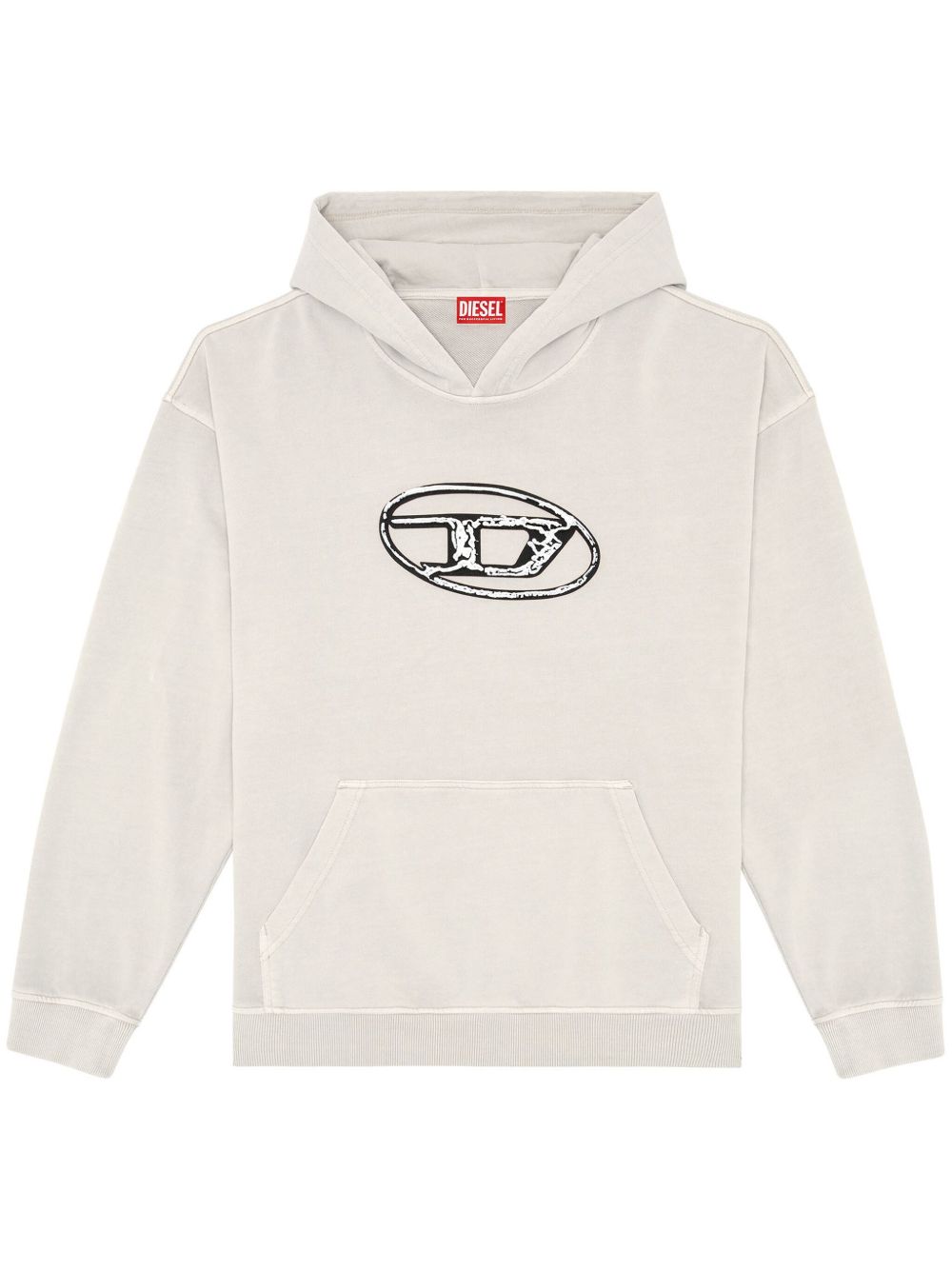 Diesel S-Boxt logo印花棉连帽衫 - 中性色