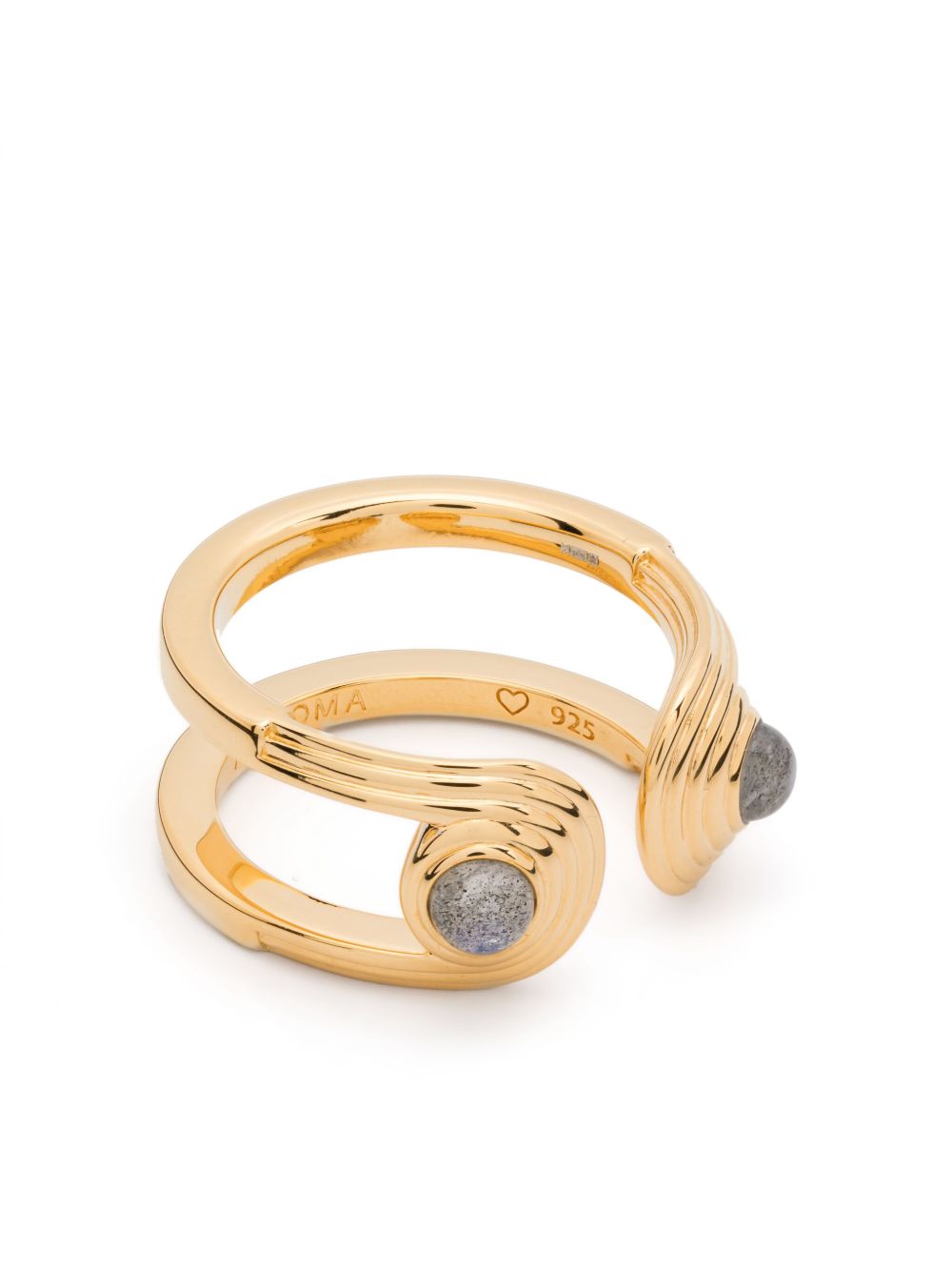 Missoma Zenyu Link Gemstone ring - 金色