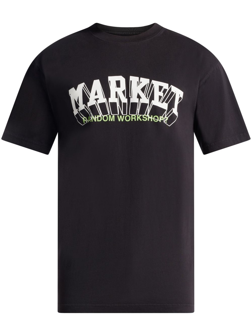 MARKET Super Market 棉T恤 - 黑色