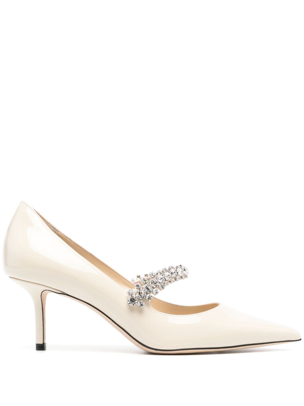 Jimmy Choo Bing 漆皮中跟鞋 - 中性色