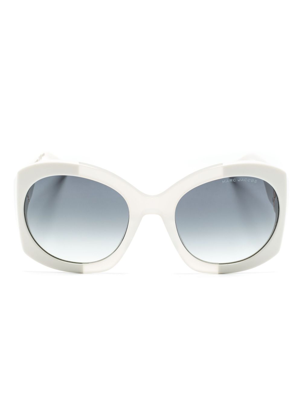 Marc Jacobs Eyewear 722/S 超大镜框太阳眼镜 - 白色