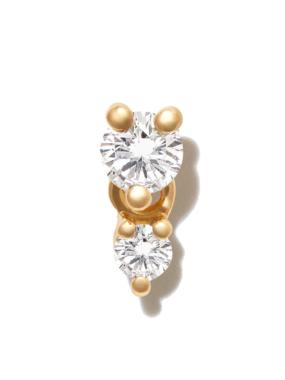 Delfina Delettrez Dancing Diamonds 18K黄金耳环 - 金色
