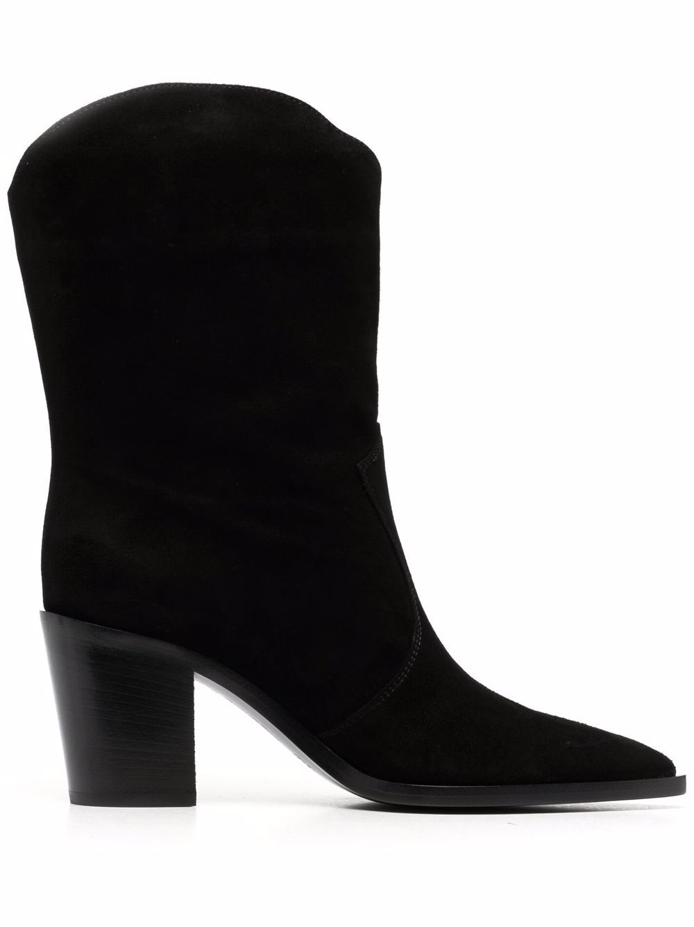 Gianvito Rossi Denver 及踝靴 - 黑色
