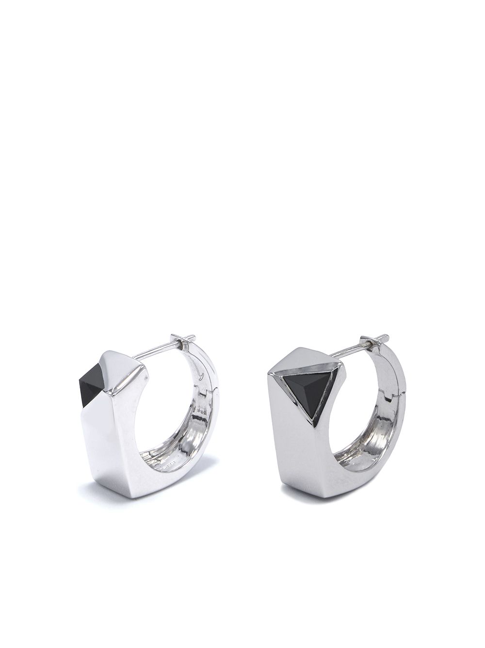 Capsule Eleven Jewel Beneath Signet 耳环 - 银色