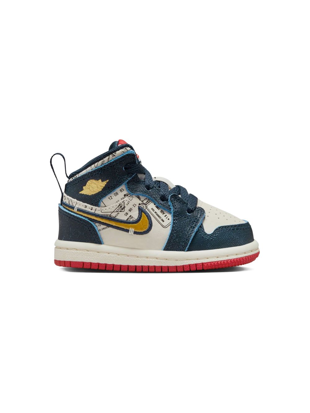 Jordan Kids Air Jordan 1 Mid SE Take Flight 运动鞋 - 蓝色