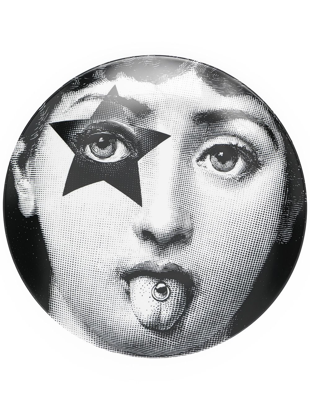 Fornasetti T&V 陶瓷壁饰圆盘 - 白色