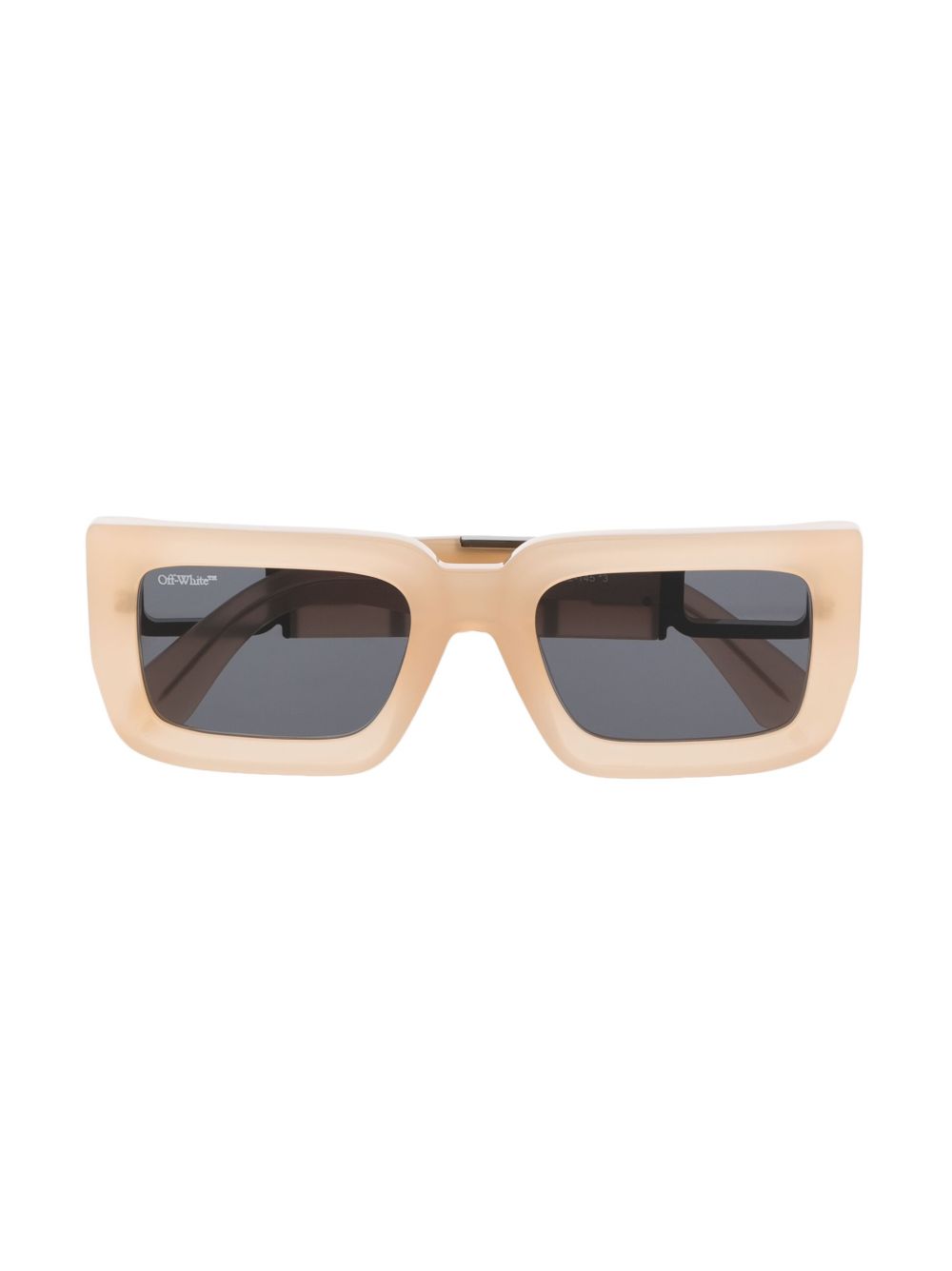 Off-White Eyewear Boston logo标牌太阳眼镜 - 中性色