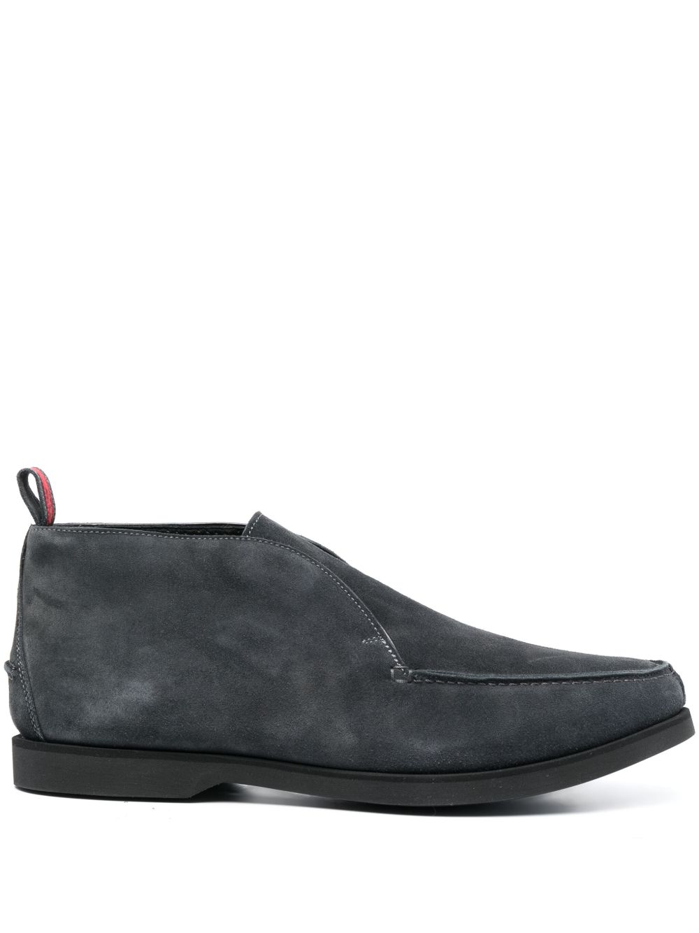 Kiton 绒面皮德比鞋 - 灰色