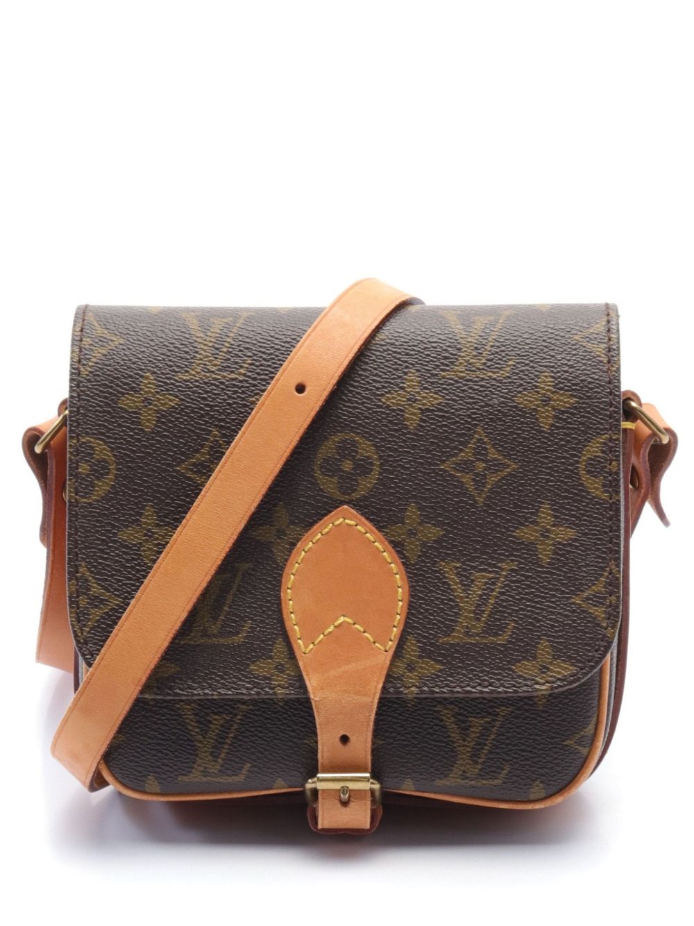 Louis Vuitton Pre-Owned Cartouchiere PM 单肩包（1988年典藏款） - 褐色