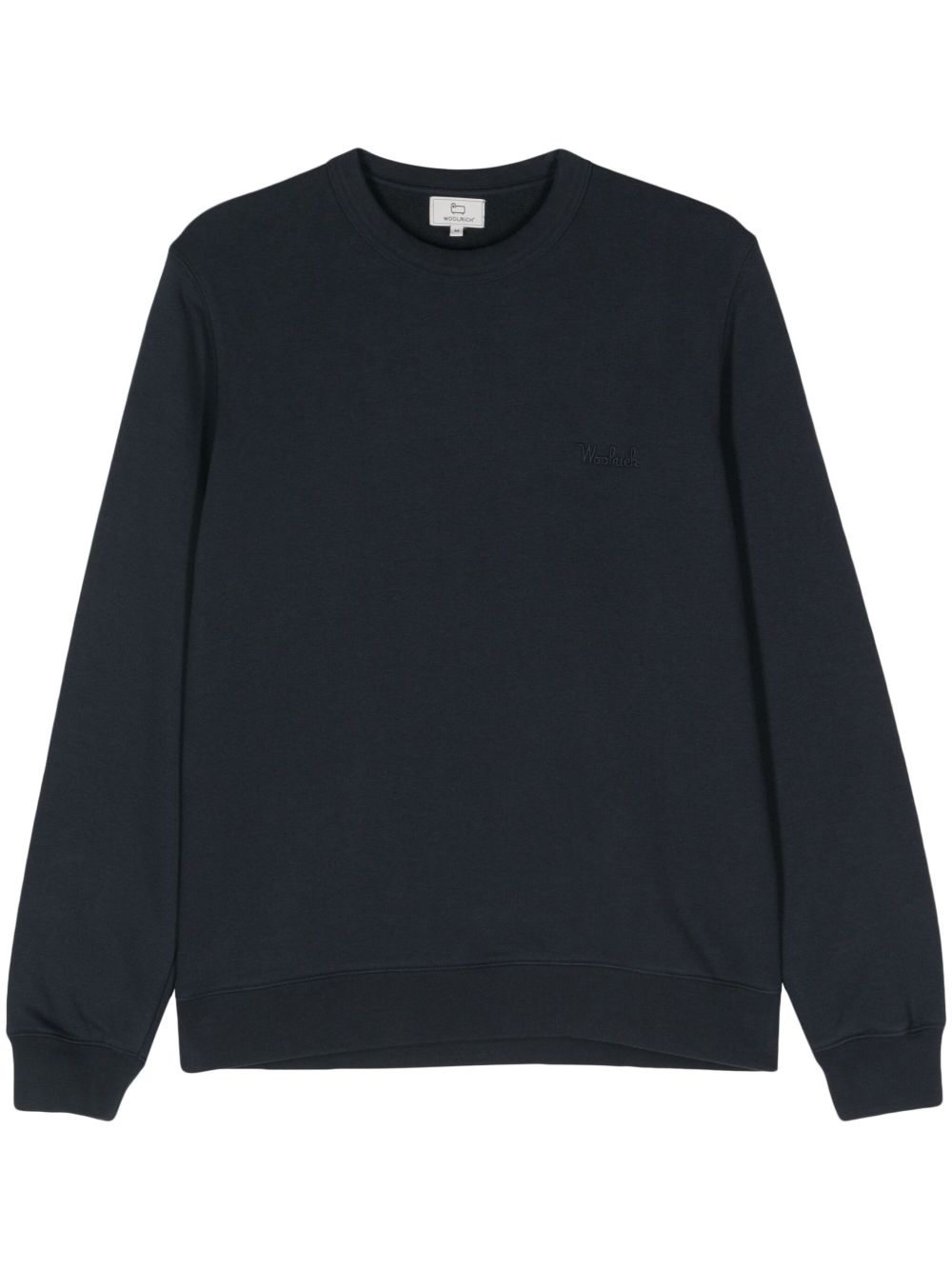 Woolrich logo刺绣卫衣 - 蓝色