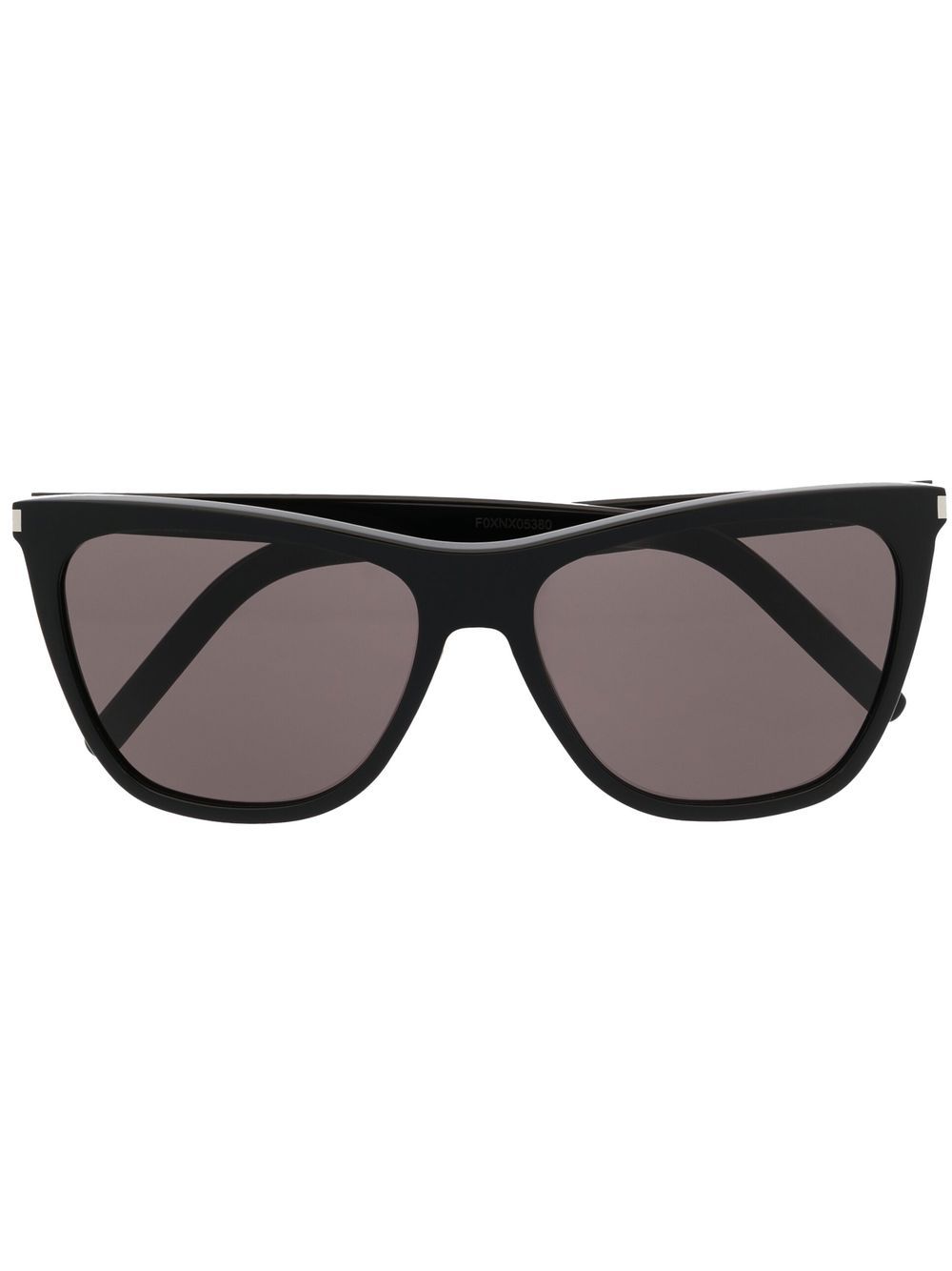 Saint Laurent Eyewear Wayfarer 镜框太阳眼镜 - 黑色