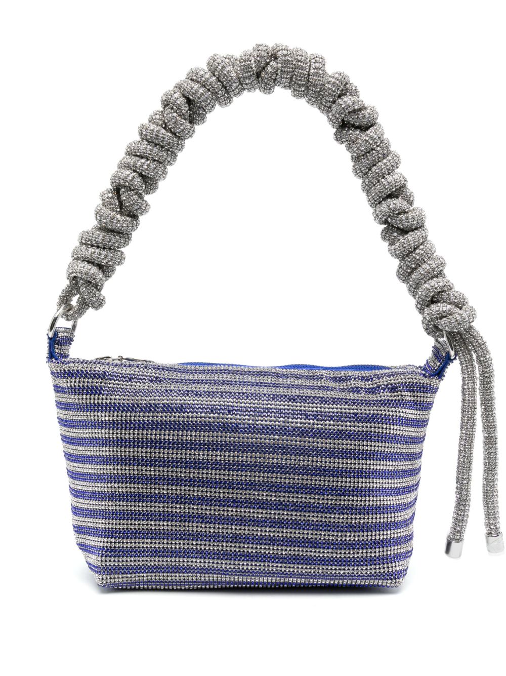 Kara Crystal Mesh Phone Cord 单肩包 - 蓝色