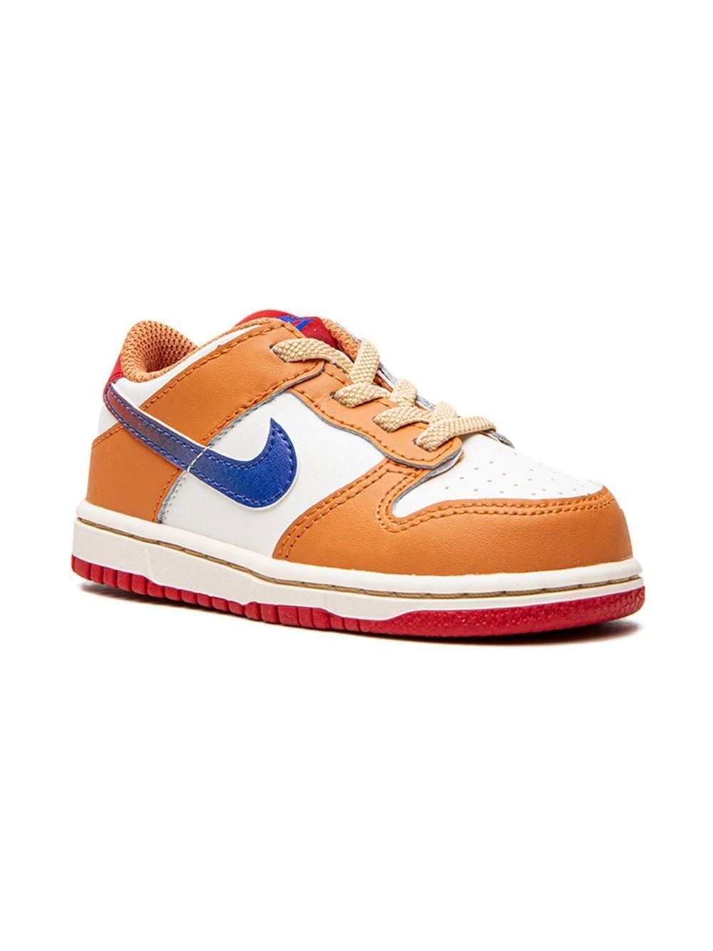 Nike Kids Dunk Low Hot Curry Game Royal 运动鞋 - 橘色